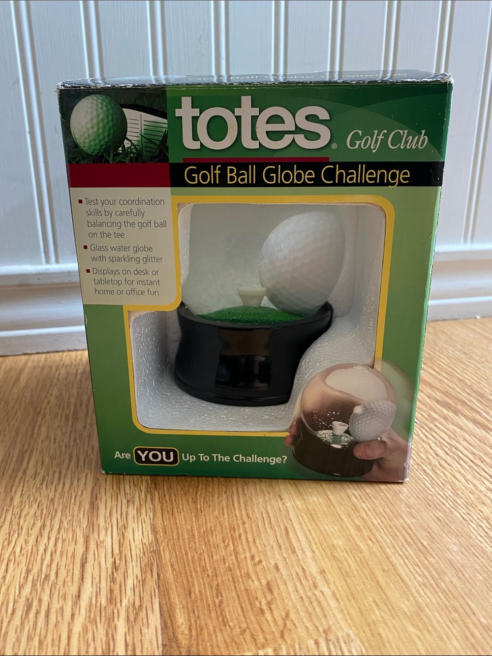totes Golf Ball Globe Challenge Snow Globe